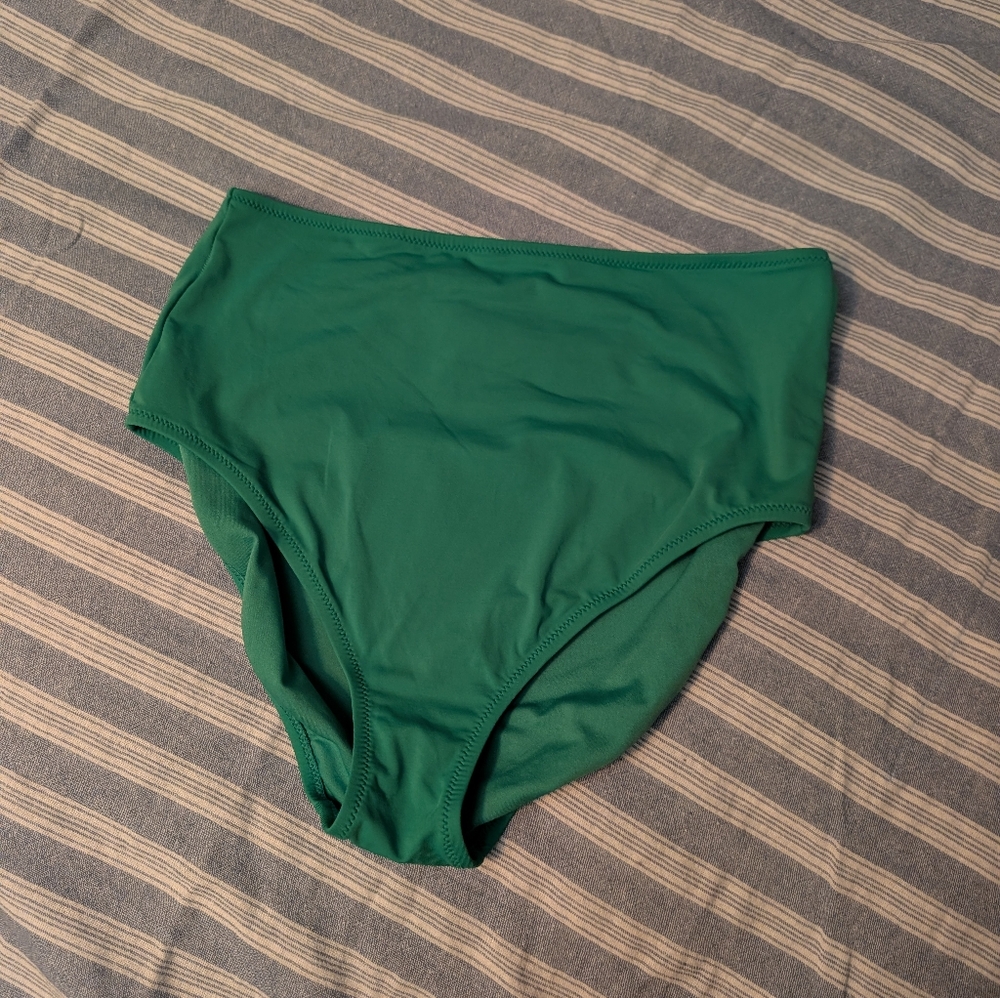 GAP Vibrant Green High Rise Bikini Bottom - Picture 3 of 4